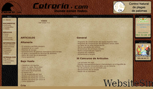 cetreria.com Screenshot