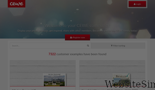 cewe-community.com Screenshot