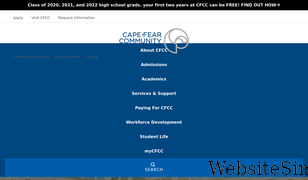 cfcc.edu Screenshot