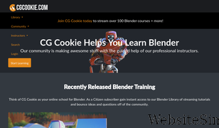 cgcookie.com Screenshot