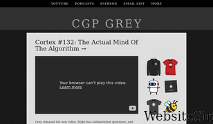cgpgrey.com Screenshot