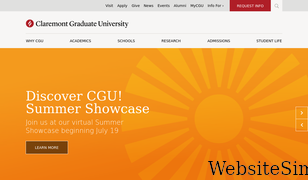 cgu.edu Screenshot