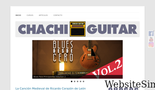 chachiguitar.com Screenshot