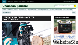 chainsawjournal.com Screenshot