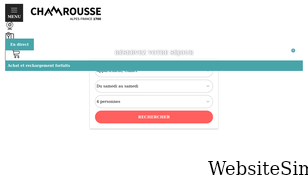 chamrousse.com Screenshot