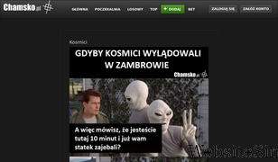 chamsko.pl Screenshot
