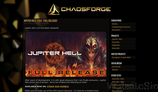 chaosforge.org Screenshot