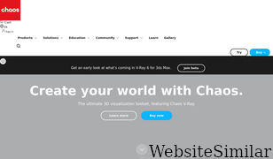 chaosgroup.com Screenshot