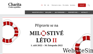 charita.cz Screenshot