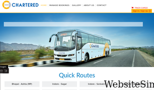 charteredbus.in Screenshot
