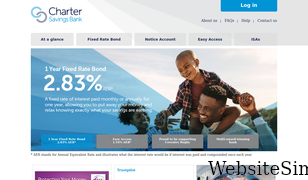 chartersavingsbank.co.uk Screenshot