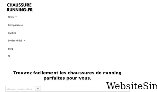 chaussurerunning.fr Screenshot