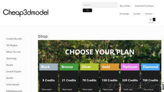 cheap3dmodel.com Screenshot