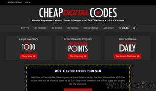 cheapdigitalcodes.com Screenshot