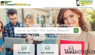 cheapesttextbooks.com Screenshot