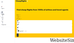 cheapflights.ca Screenshot