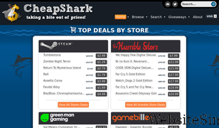 cheapshark.com Screenshot