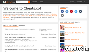 cheats.co Screenshot