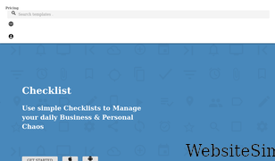 checklist.com Screenshot