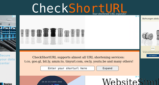 checkshorturl.com Screenshot
