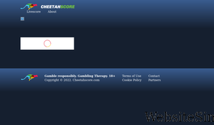 cheetahscore.com Screenshot