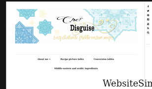 chefindisguise.com Screenshot