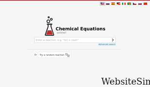 chemequations.com Screenshot