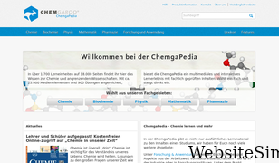 chemgapedia.de Screenshot