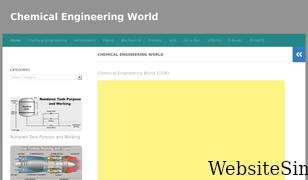 chemicalengineeringworld.com Screenshot