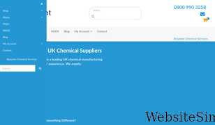 chemicals.co.uk Screenshot