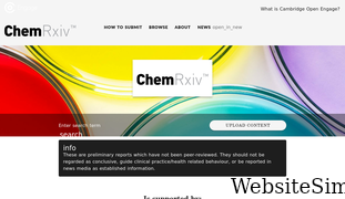 chemrxiv.org Screenshot