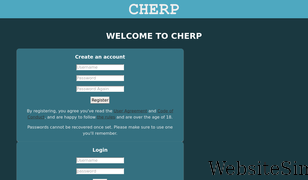 cherp.chat Screenshot