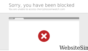 cherryblossomwatch.com Screenshot