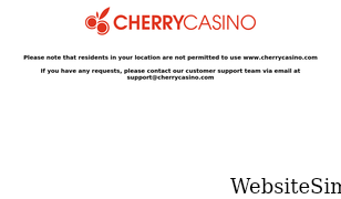 cherrycasino.com Screenshot