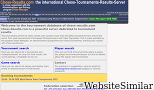 chess-results.com Screenshot