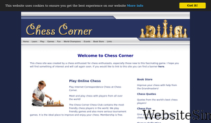 chesscorner.com Screenshot