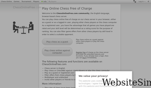 chessonlinefree.com Screenshot