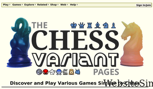 chessvariants.com Screenshot