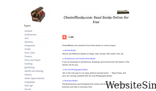 chestofbooks.com Screenshot