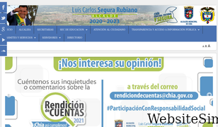 chia-cundinamarca.gov.co Screenshot