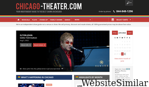 chicago-theater.com Screenshot