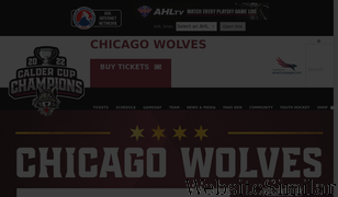 chicagowolves.com Screenshot