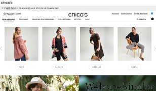 chicos.com Screenshot
