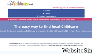 childcare.co.uk Screenshot