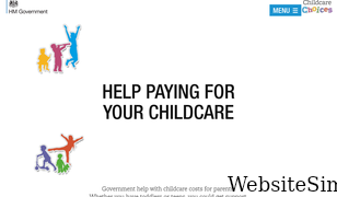 childcarechoices.gov.uk Screenshot