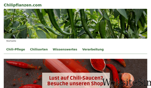 chilipflanzen.com Screenshot