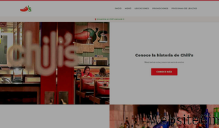 chilis.com.mx Screenshot