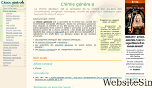 chimiegenerale.com Screenshot