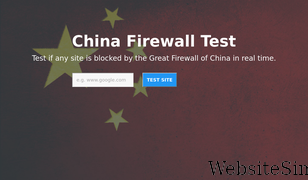 chinafirewalltest.com Screenshot