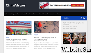 chinawhisper.com Screenshot
